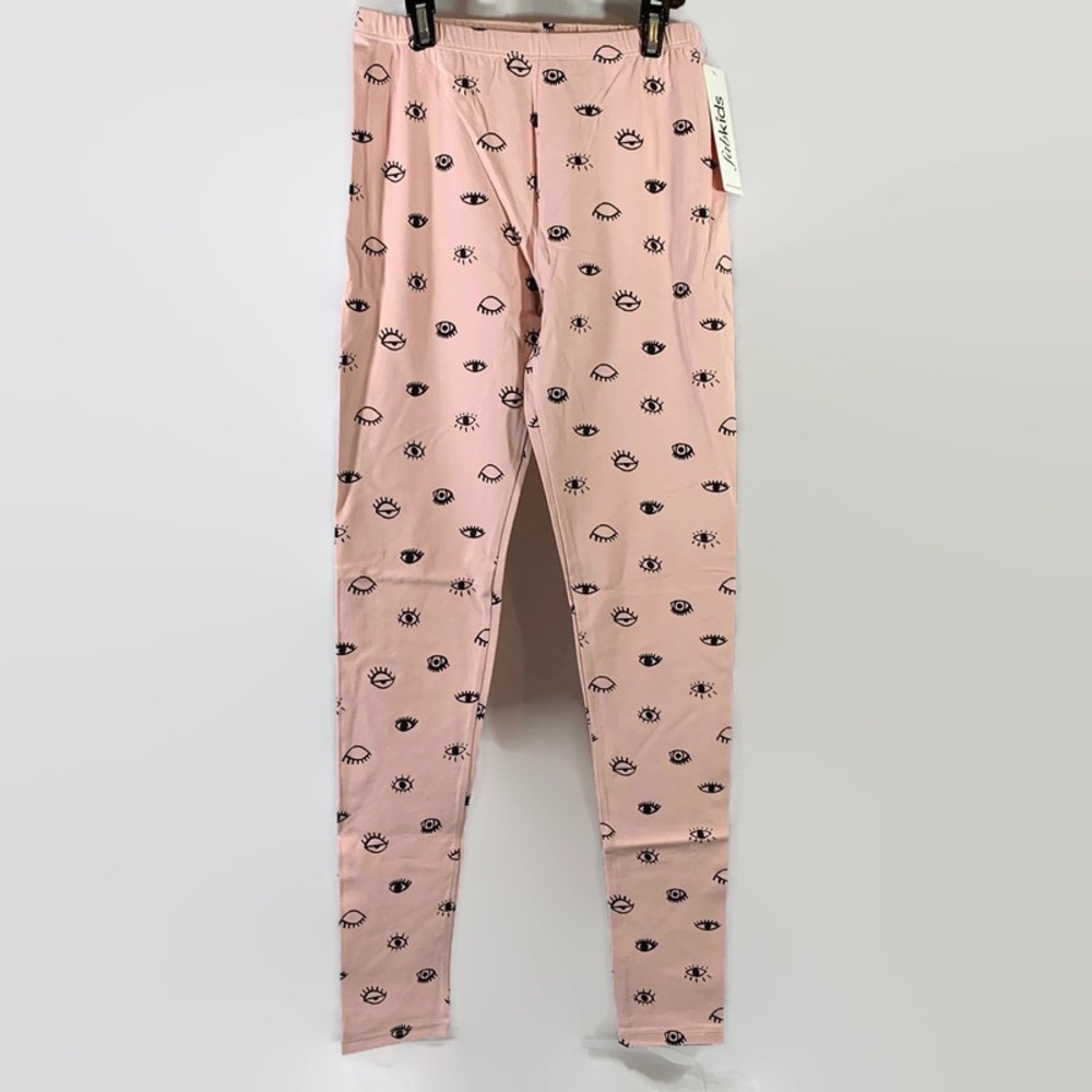Fabkids Leggings Eye Print Size XXL 14 - 16 Pink